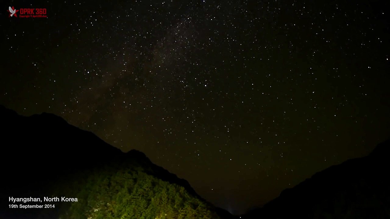 Stargazing at Hyangsan, North Korea