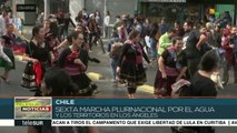 Chile: organizaciones sociales realizan 6a marcha por derecho al agua