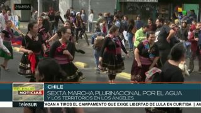 Chile: organizaciones sociales realizan 6a marcha por derecho al agua