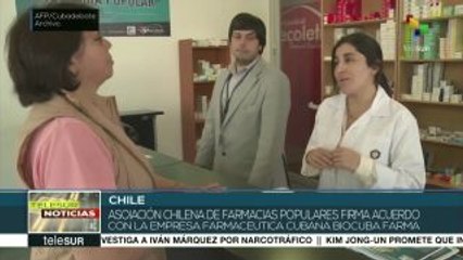 Download Video: Asociación chilena de farmacias populares firma acuerdo con Cuba