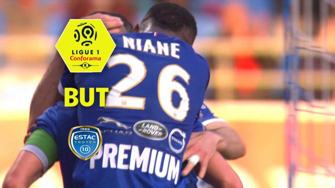 But Benjamin NIVET (27ème) / ESTAC Troyes - SM Caen - (3-1) - (ESTAC-SMC) / 2017-18
