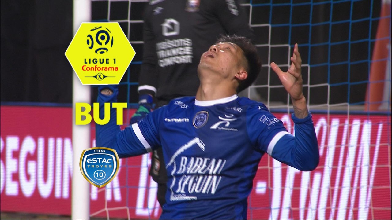 But Hyunjun SUK (84ème) / ESTAC Troyes - SM Caen - (3-1) - (ESTAC-SMC) / 2017-18