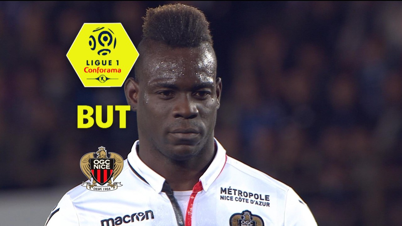 But Mario BALOTELLI (59ème pen) / RC Strasbourg Alsace - OGC Nice - (1-1) - (RCSA-OGCN) / 2017-18