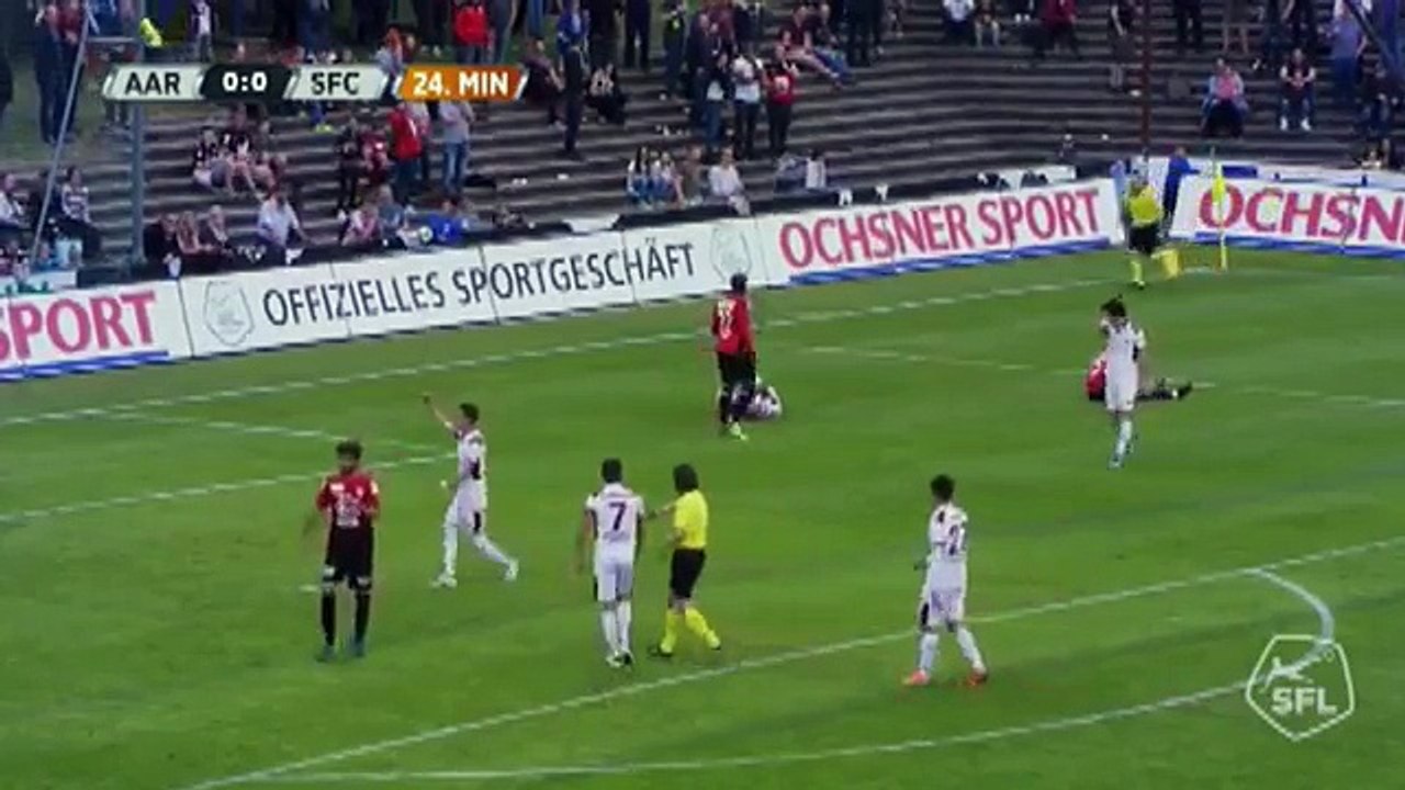 Aarau 0:1 Servette (Switzerland. Challenge League. 28 April 2018)