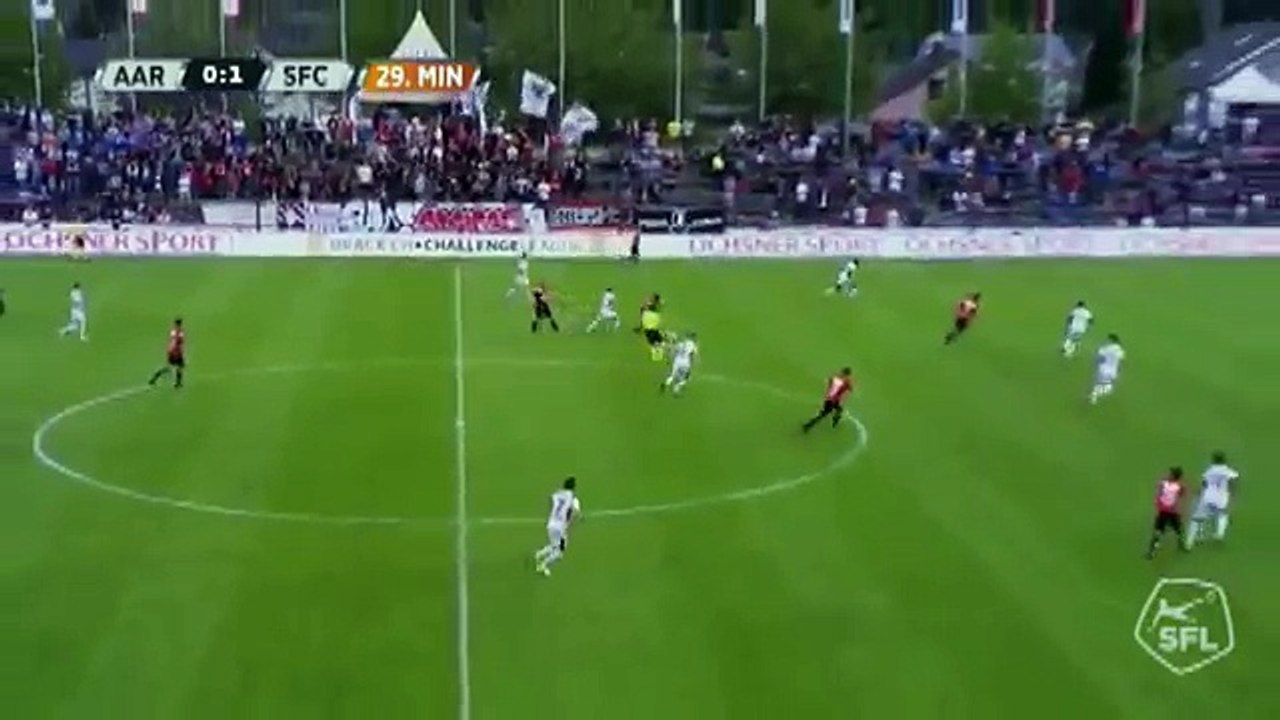 Aarau 1:1 Servette (Switzerland. Challenge League. 28 April 2018)