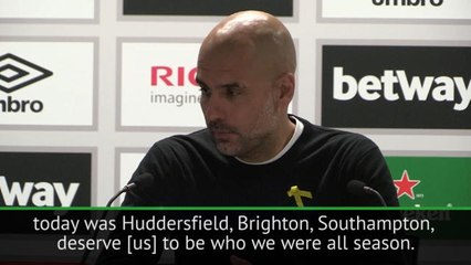 Télécharger la video: We respect the Premier League, we are not on holiday - Guardiola