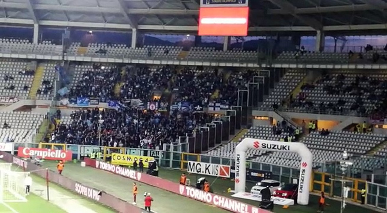 Torino - Lazio, la spinta del settore ospiti