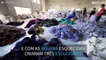 Fábrica abandonada revela impacto devastador da indústria têxtil