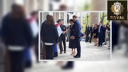 Meghan Markle and Prince Harry together in an act after the birth of his nephew