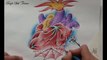 Como dibujar un Corazon Tradicional / How to drawing Heart tattoo design - Nosfe Ink Tattoo