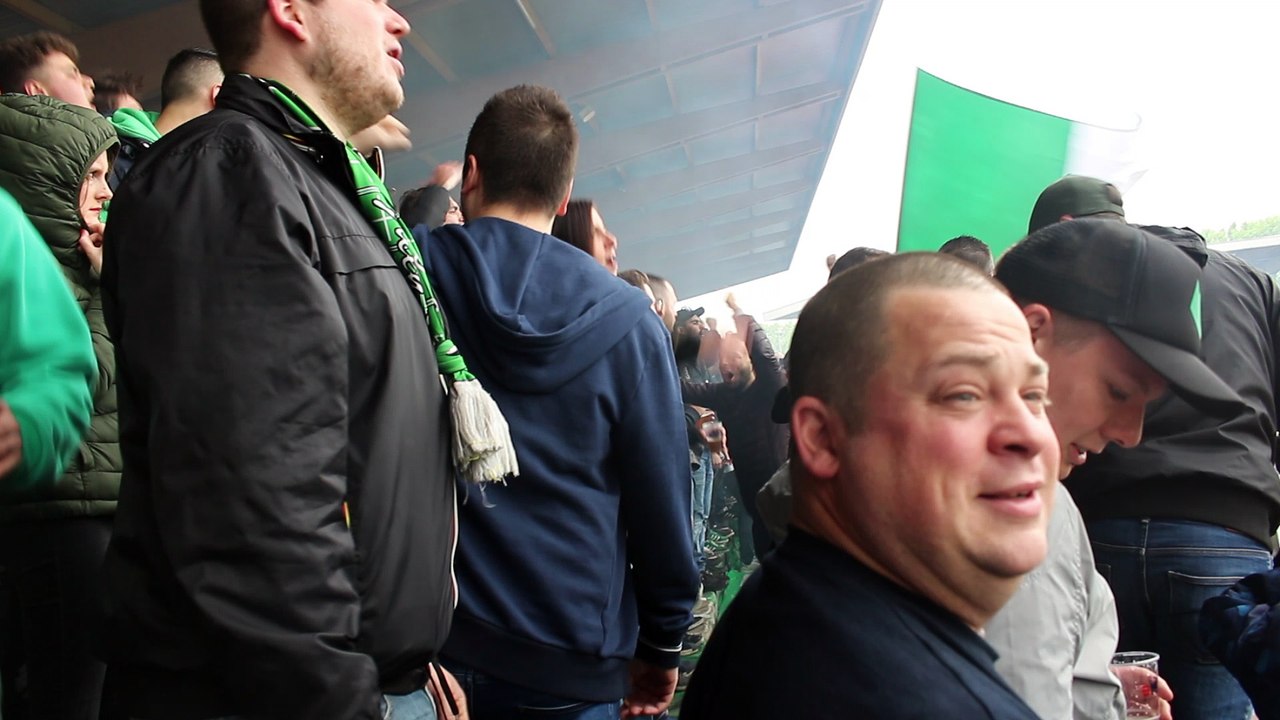 Les supporters louviérois donnent de la voix