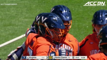 Virginia vs. Notre Dame ACC Men’s Lacrosse Championship Highlights (2018)