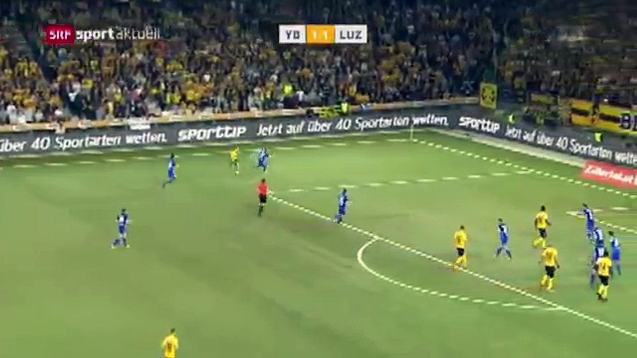 Young Boys 2:1 Luzern (Switzerland. Super League. 28 April 2018)