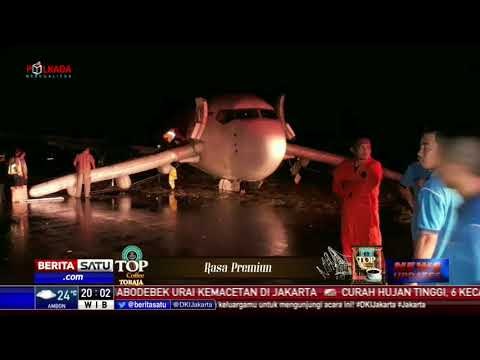 Pesawat Lion Air JT 892 Tergelincir di Bandara Gorontalo