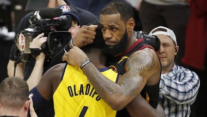 Download Video: NBA playoffs: LeBron James, Victor Oladipo share mutual respect