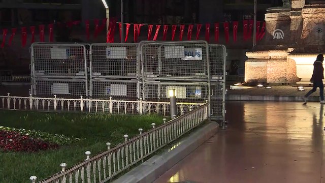 Taksim Meydanı'nda 1 Mayıs öncesi güvenlik önlemleri - İSTANBUL