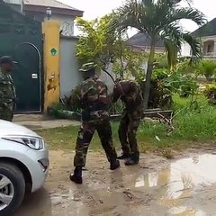 Soldiers force man to undress for wearing camouflage