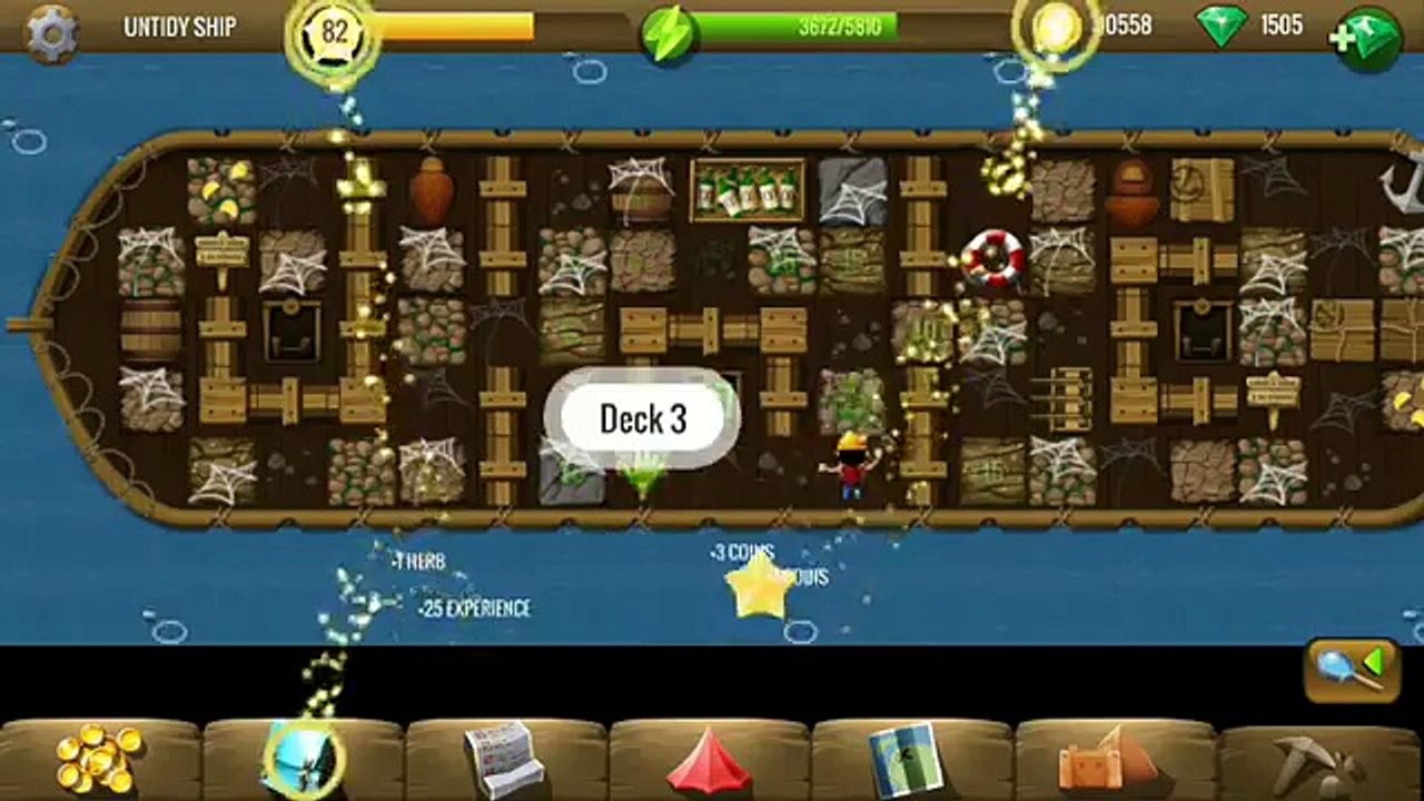 Untidy ship - Diggy's Adventure