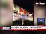 Detik-detik Kepanikan Penumpang Lion Air Saat Tergelincir