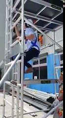 Scaffolding construction demo