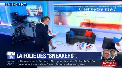 La folie des "sneakers"