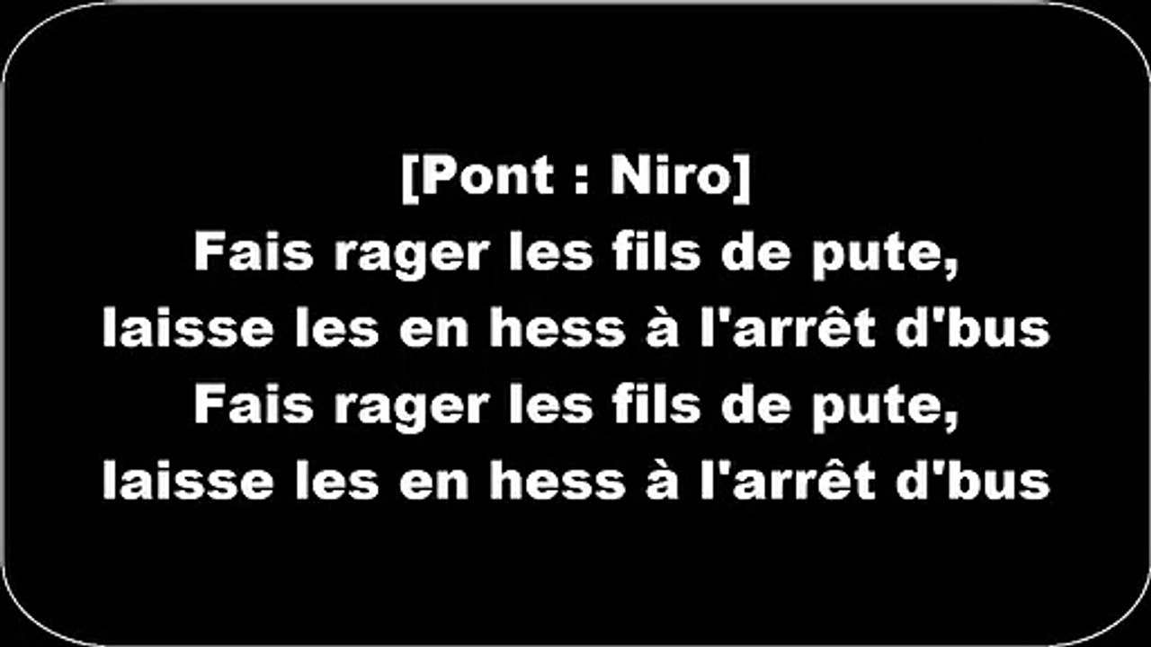 Niro - Arrêt de bus (Paroles)