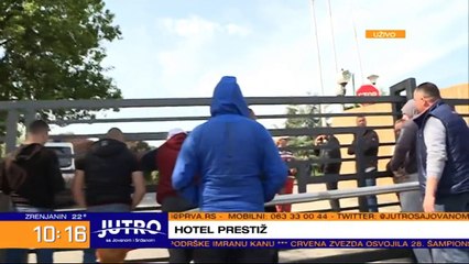 DRAMA ISPRED HOTELA "PRESTIŽ" Radovanović razgovara sa pregovaračem MUP-a