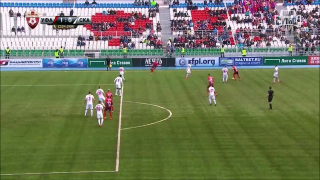 1-0 Dmitri Sysuyev Goal Russia Premier Liga - 30.04.2018 FK Ufa 1-0 SKA-Energia