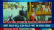 Decision Karnataka Amit Shah on campaign blitz; Rahul Gandhi cries 'bellary fraud'