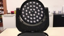 Testa mobile 36x10 w RGB Led 4in1 con Zoom