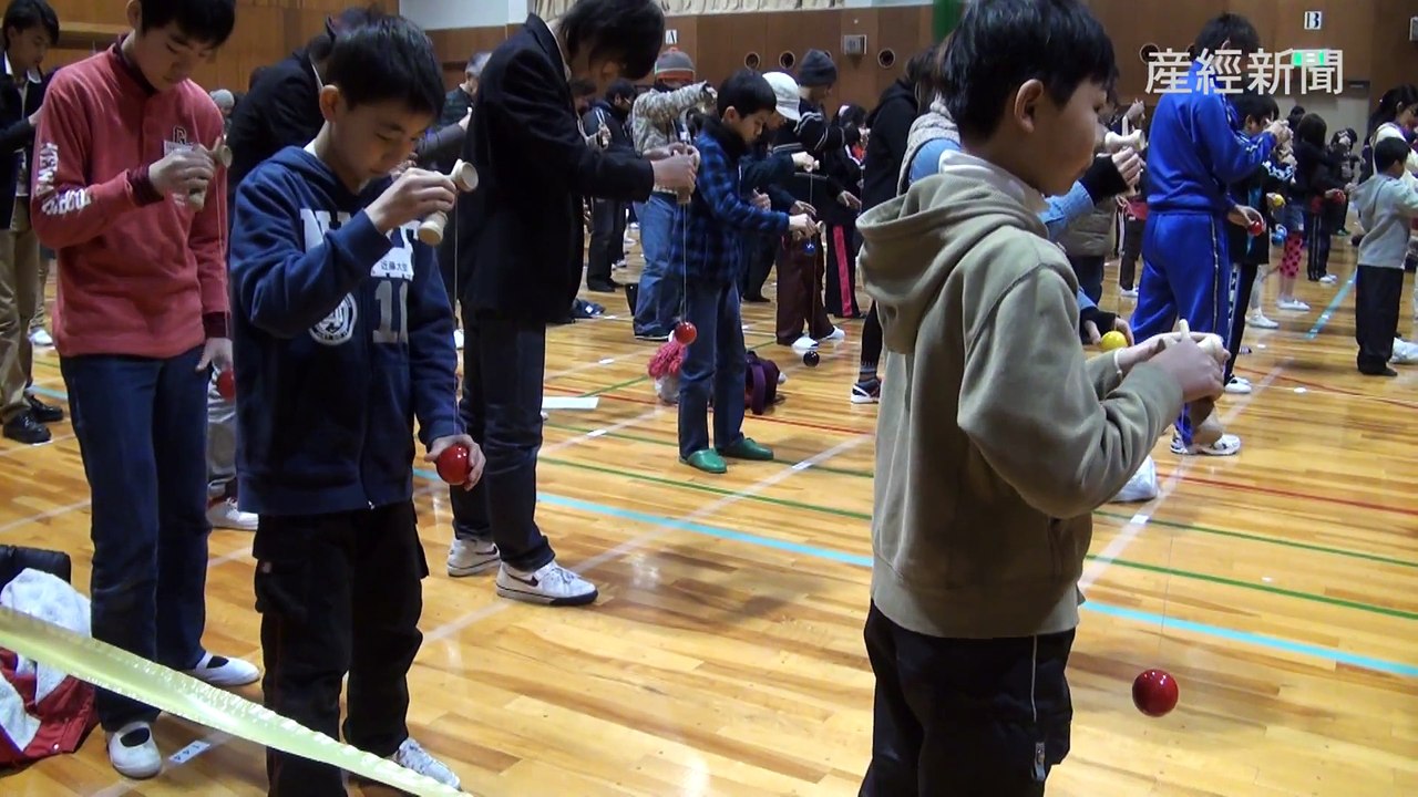けん玉でギネス挑戦