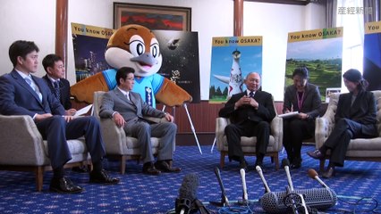 ジョン・ウー監督が大阪府庁を表敬訪問