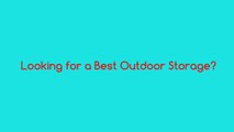 Best Outdoor Storage For Bikes - Box, Bench, Shed