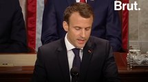 Emmanuel Macron face au congrès américain : 