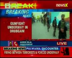 Encounter in Pulwama Gunfight underway in Drubgam, 3 terrorists believed to be trapped