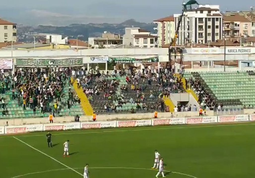 Turkish Soccer Fan Banned From Stadium Rents Crane to Watch Game