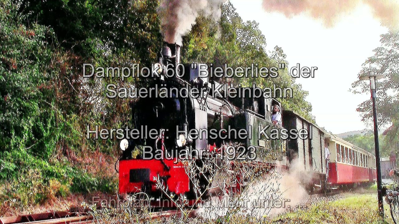 Die Dampflok Bieberlies im Brohltal