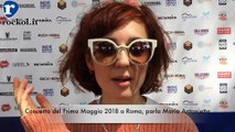 Concerto del Primo Maggio 2018 a Roma, la videointervista a Maria Antonietta