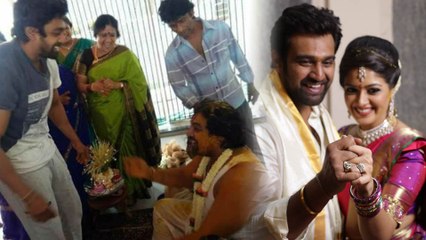 ಚಿರಂಜೀವಿ ಸರ್ಜಾ ಮನೆಯಲ್ಲಿ ಹಳದಿ ಶಾಸ್ತ್ರ  | FIlmibeat Kannada