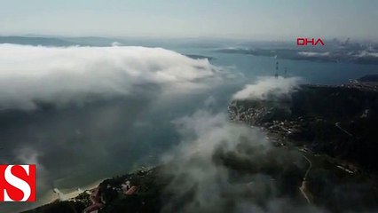 Boğaz´da ilk kez yaşandı! Yüzlerce geminin beyaz kabusu