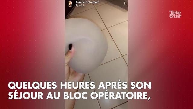 PHOTO. Aurélie Dotremont, opérée, dévoile sa nouvelle poitrine très généreuse