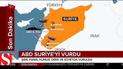 ABD´nin Suriye operasyonunda hangi bölgeler vuruldu?