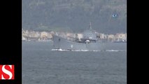 Askeri araç yüklü Rus Savaş Gemisi Çanakkale Boğazı´ndan Geçti