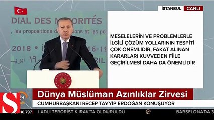 Cumhurbaşkanı Erdoğan: Mızrakların ucuna Kur´an sayfalarının takıldığı günlere döndük