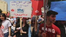 Protestas contra la clase política en el Líbano en el Día Mundial del Trabajo