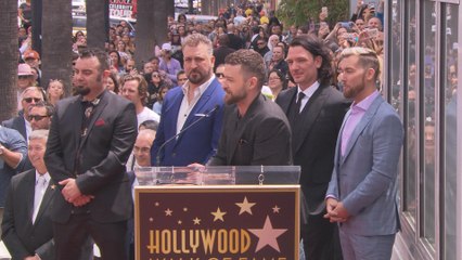 'N Sync Receives Hollywood Walk of Fame Star