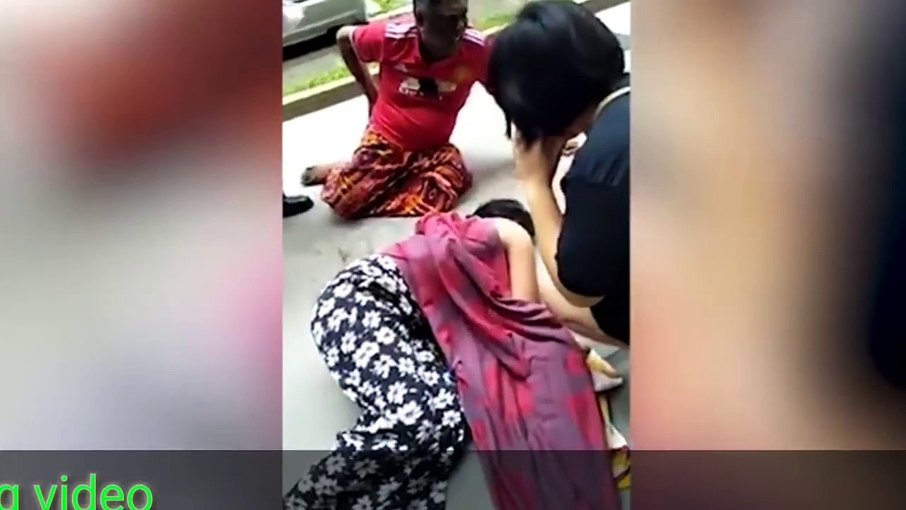 Cam silerken düşen temizlikçiyi saçından yakaladı