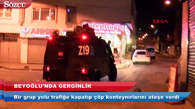 Beyoğlu’nda kısa süreli gerginlik!