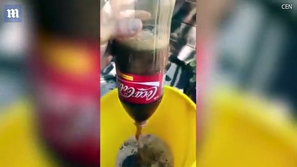 Eeeww! See Whats Inside The Coke Bottle