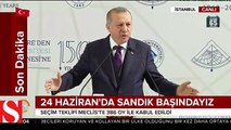 Cumhurbaşkanı Erdoğan: Fransa beton veriyor, stratejik ortak ABD 5000 TIR silah veriyor